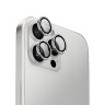 Uniq стекло для iPhone 16 Pro/16 Pro Max OPTIX Camera Lens AluGuard White Shimmer