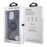 BMW для iPhone 16 Pro Max чехол Motorsport PC/TPU Circle&Tricolor, черный (MagSafe)