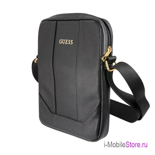 Сумка Guess Saffiano Look для планшета до 10 дюймов, черная
