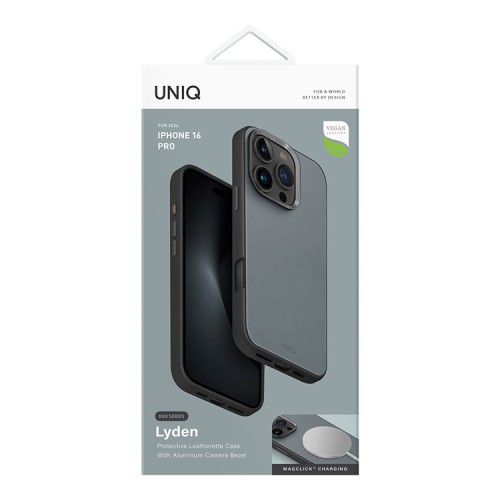 Uniq для iPhone 16 Pro чехол Lyden DS Washed Blue/Black (Magsafe)