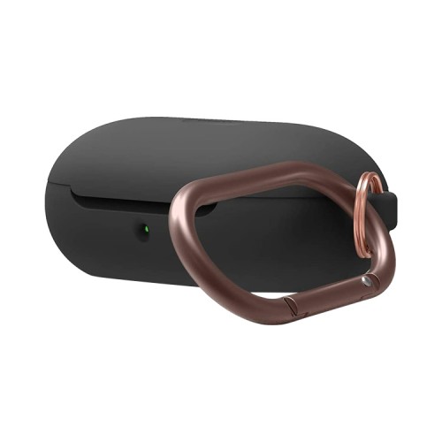 Силиконовый чехол Elago Hang case для Galaxy Buds|Buds+ с карабином, черный