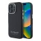 Karl Lagerfeld для iPhone 16 Pro Max чехол PU Full Wrapped Grained leather & Metal Camera Hard Black