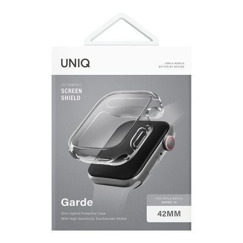 Uniq для Apple Watch 42 mm чехол Garde Transparent