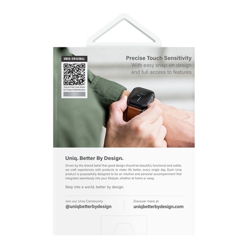 Uniq для Apple Watch 42 mm чехол Garde Transparent