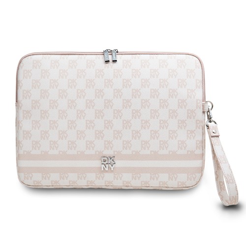 DKNY для ноутбуков 13"/14" чехол Sleeve Checkered Printed stripes with Zipper Pink