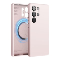Elago для Galaxy S25 Ultra чехол Soft silicone (Liquid) Lovely Pink (Magnetic)