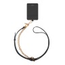 Uniq ремешок на шею/руку COEHL Caryne 3-in-1 Lanyard and Handstrap  + ID Card Ebony