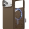 Elago для iPhone 17 Pro Max чехол Magnetic Silicone Brown (MagSafe)