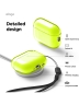 Elago для AirPods Pro 3 чехол Clear Strap case Neon Yellow