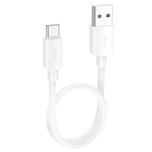 HOCO кабель X96 Hyper PD27W charging data cable USB-A to Type-C (25 см) White