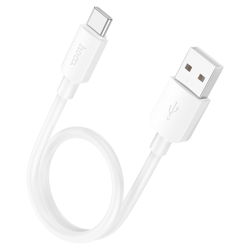 HOCO кабель X96 Hyper PD27W charging data cable USB-A to Type-C (25 см) White