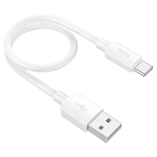 HOCO кабель X96 Hyper PD27W charging data cable USB-A to Type-C (25 см) White