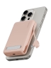 Energea аккумулятор MagPac PRO Plus, 10000W Magsafe QI2 15W USB-C 20W with cable and Stand Pink