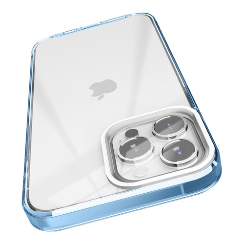 Чехол Elago HYBRID для iPhone 13 Pro, голубая рамка