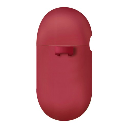 Чехол Uniq NEXO Liquid silicone +carabin +Sports ear hooks для AirPods 3 (2021), коралловый красный