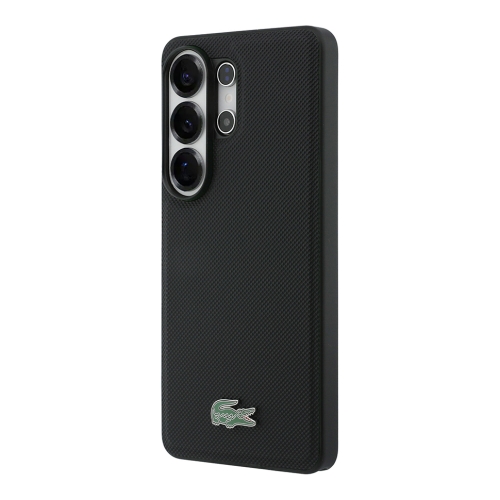 Lacoste для Galaxy S26 Ultra чехол PVC Lacquer Metal logo Hard Black (MagSafe)