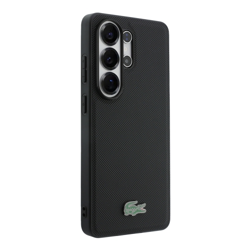 Lacoste для Galaxy S26 Ultra чехол PVC Lacquer Metal logo Hard Black (MagSafe)