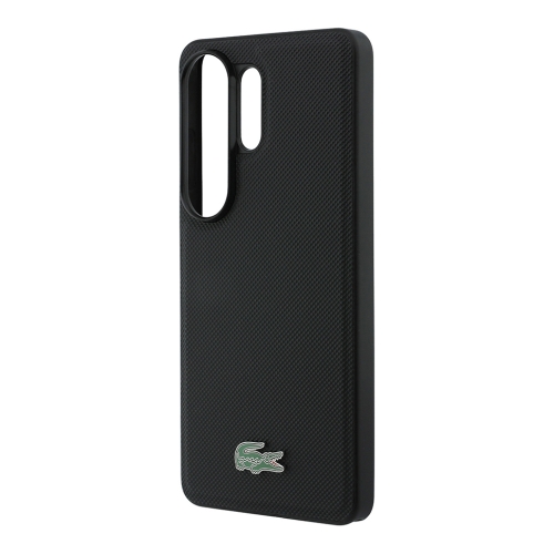 Lacoste для Galaxy S26 Ultra чехол PVC Lacquer Metal logo Hard Black (MagSafe)