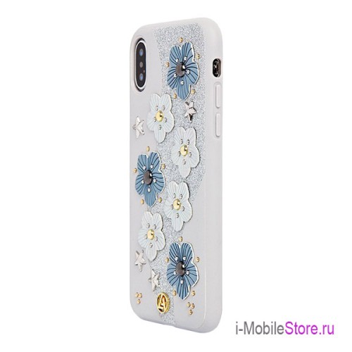 Чехол Luna Aristo Jasmine для iPhone XS Max, серый