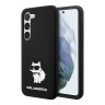 Чехол Karl Lagerfeld Liquid silicone NFT Choupette для Galaxy S23 Plus, черный