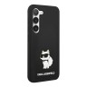 Чехол Karl Lagerfeld Liquid silicone NFT Choupette для Galaxy S23 Plus, черный