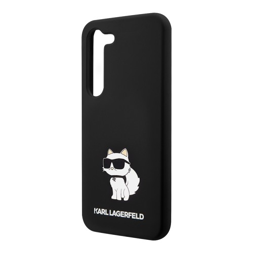 Чехол Karl Lagerfeld Liquid silicone NFT Choupette для Galaxy S23 Plus, черный