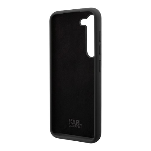 Чехол Karl Lagerfeld Liquid silicone NFT Choupette для Galaxy S23 Plus, черный