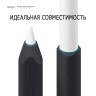 Чехол Elago Grip silicone holder для стилуса Apple Pencil 2, White/Black (2 шт)