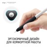 Чехол Elago Grip silicone holder для стилуса Apple Pencil 2, White/Black (2 шт)