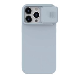 Nillkin для iPhone 15 Pro чехол CamShield Silky Silicone Star Grey