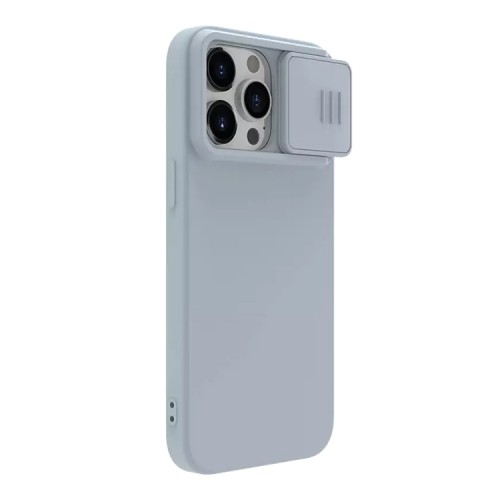 Nillkin для iPhone 15 Pro чехол CamShield Silky Silicone Star Grey