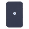BMW магнитный бумажник-подставка Wallet MagSafe Cardslot Stand Signature Leather with metal logo Navy