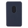 BMW магнитный бумажник-подставка Wallet MagSafe Cardslot Stand Signature Leather with metal logo Navy