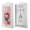 Hello Kitty для iPhone 15 чехол PC/TPU Graffiti Guitar Hard Pink