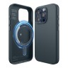 Elago для iPhone 15 Pro чехол PU Leather Jean Indigo (MagSafe)