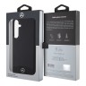 Mercedes для Galaxy S24+ чехол Leather Textured and Smooth Hard Black (MagSafe)