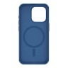 Nillkin для iPhone 15 Pro чехол Frosted Shield Pro Magnetic Blue
