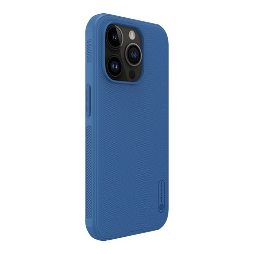 Nillkin для iPhone 15 Pro чехол Frosted Shield Pro Magnetic Blue
