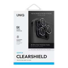 Uniq стекло для iPhone 16 Pro/16 Pro Max OPTIX Camera Lens ClearShield Clear