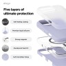 Elago для iPhone 16 Pro чехол Soft silicone (Liquid) Purple (MagSafe)