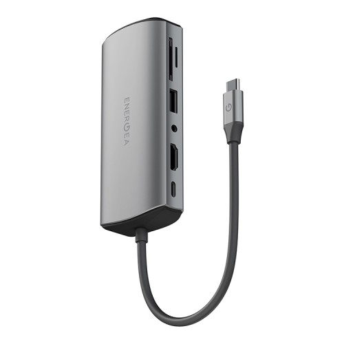 Energea Разветвитель AluHUB Max 14-in-1 Superspeed Aluminium USB-C 100W Gunmetal