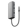Energea Разветвитель AluHUB Max 14-in-1 Superspeed Aluminium USB-C 100W Gunmetal