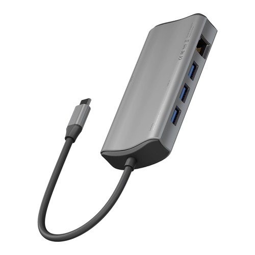 Energea Разветвитель AluHUB Max 14-in-1 Superspeed Aluminium USB-C 100W Gunmetal