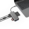 Energea Разветвитель AluHUB Max 14-in-1 Superspeed Aluminium USB-C 100W Gunmetal