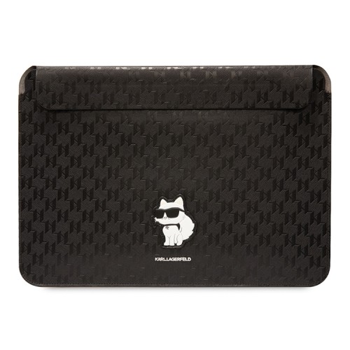 Karl Lagerfeld для ноутбуков 16" чехол Saffiano Sleeve Monogram NFT Choupette Black