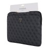 Guess для ноутбуков 13"/14" чехол Sleeve 4G with Zipper pocket Triangle metal logo Black