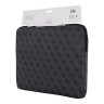 Guess для ноутбуков 13"/14" чехол Sleeve 4G with Zipper pocket Triangle metal logo Black