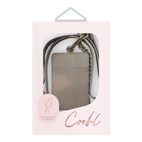 Uniq ремешок на шею/руку COEHL Caryne 3-in-1 Lanyard and Handstrap + ID Card Pebble