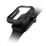 Чехол со стеклом Uniq Torres 9H glass Anti-microbial для Apple Watch 4/5/6/SE 40 мм, черный