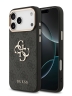 Guess для iPhone 17 Pro Max чехол PU 4G Big metal logo Gold camera Hard Black